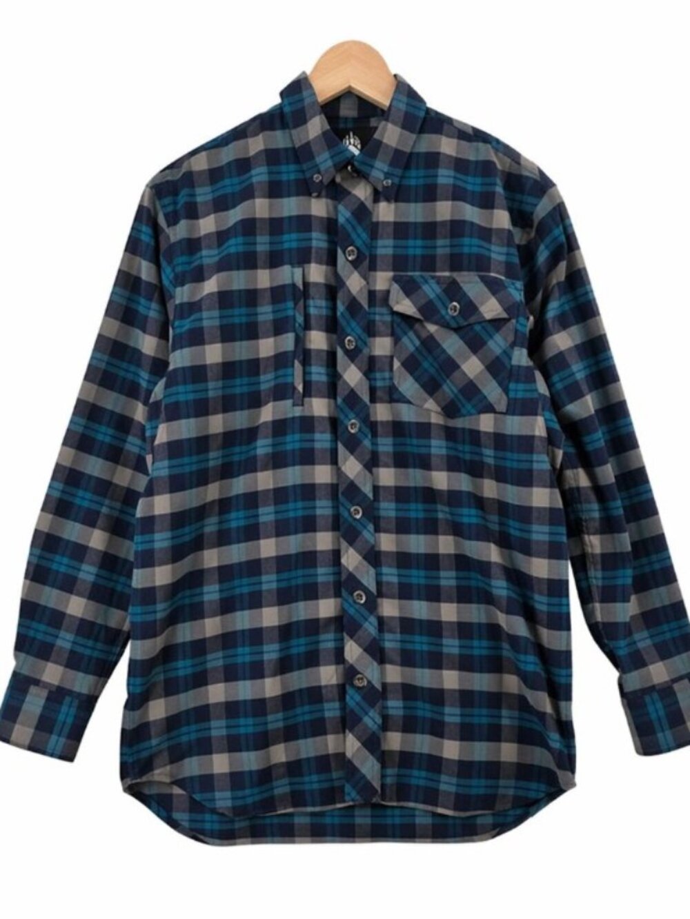 Duluth Trading Co. Alaskan Hardgear Mens S Boar's Nest Flannel Shirt
